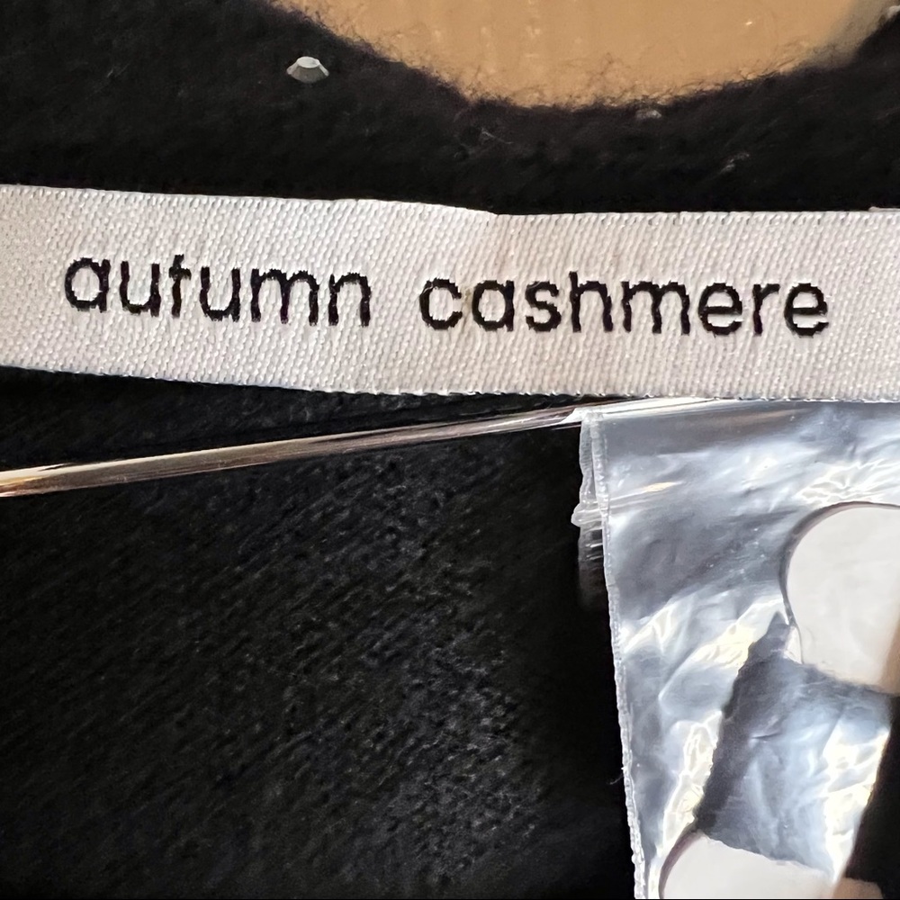 Autumn Cashmere Cowl Neck with Delicate Subtle Jewels. XS. 100% cashmere. New. - Picture 3 of 8